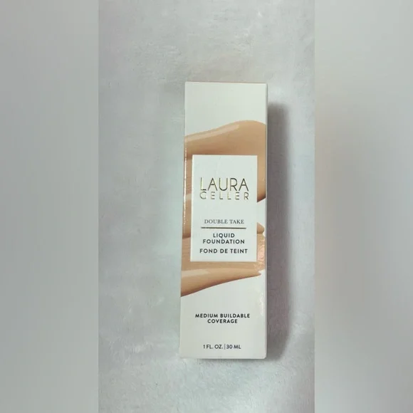 Laura Geller NIB Double Take Liquid Foundation Makeup - Color - Light - Picture 3 of 8